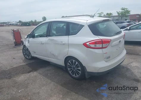 2017 Ford C-Max Energi Titanium from USA, damaged, VIN 1FADP5FU1HL100046